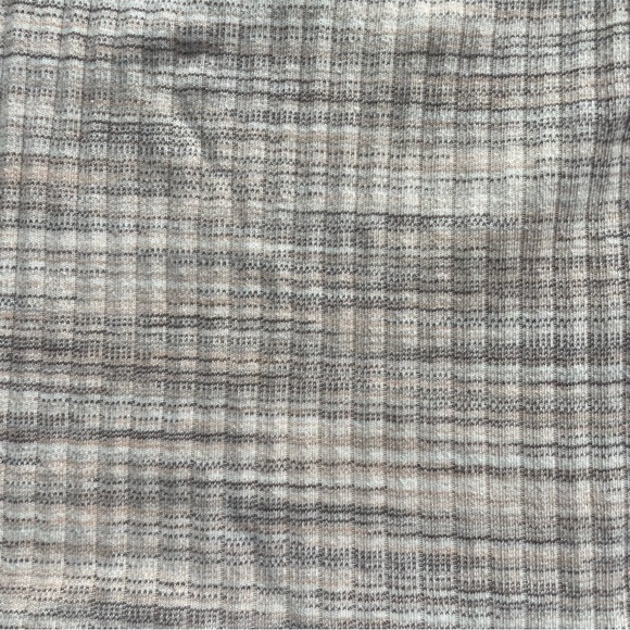 Madewell Brightside Rib Cutaway Crop Tank Peachy Spacedye Size M EUC - Picture 5 of 6